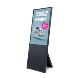 Διαφημιστική Στήλη 43″ Οθόνη Samsung - A-Board Black Spectrum