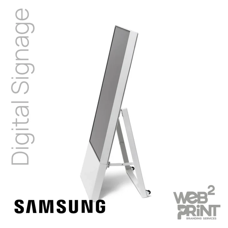 Διαφημιστική Οθόνη Βιτρίνας Samsung Digital Signage Τροχήλατη