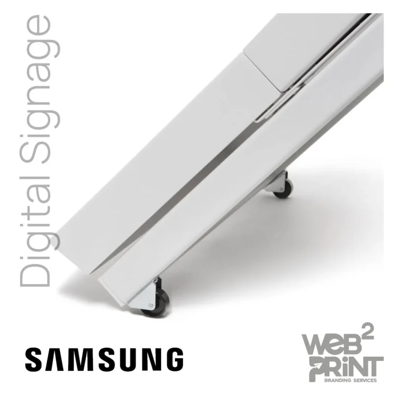 Διαφημιστική Οθόνη Βιτρίνας Samsung Digital Signage Τροχήλατη